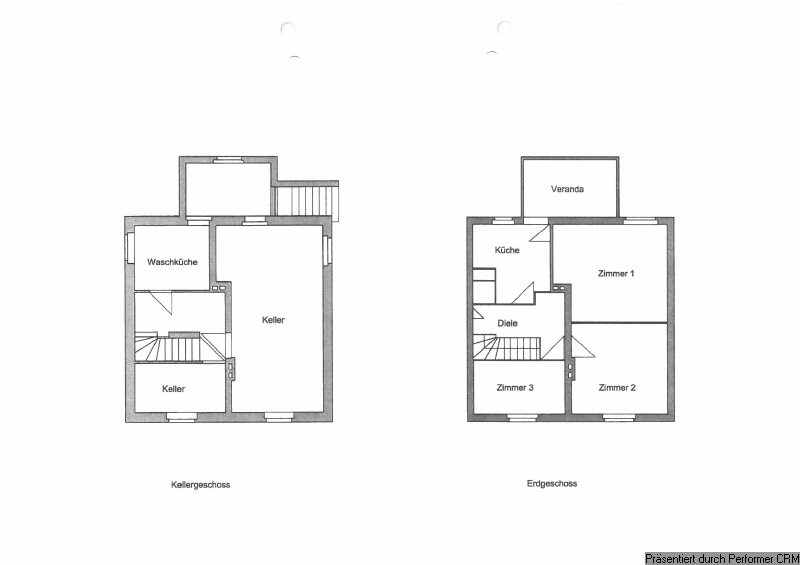 Grundriss KG + EG