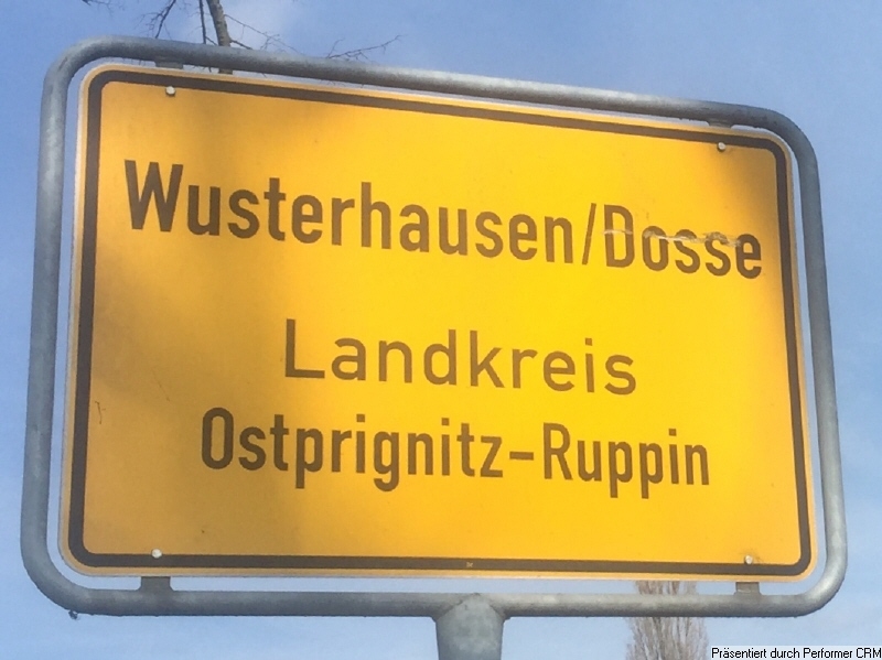 Ortseingang Wusterhausen Dosse