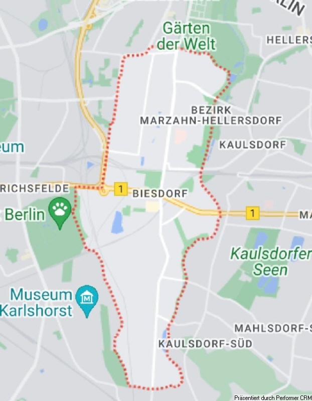 Kartenausschnitt
