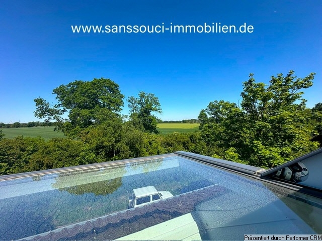 Blick aus dem Dachgeschoss