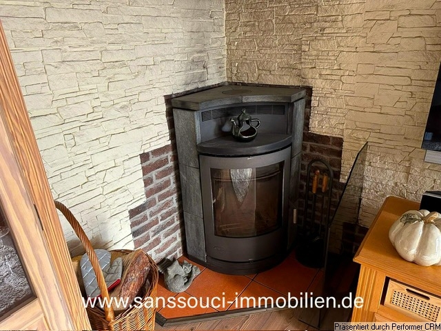 Kamin im Wohnzimmer