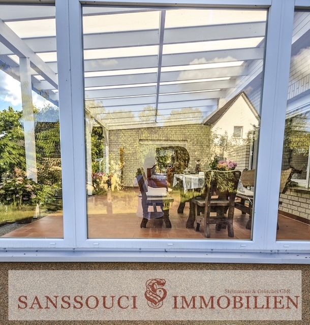 Windschutz an der Terrasse