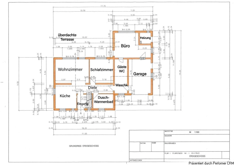 Grundriss Erdgeschoss
