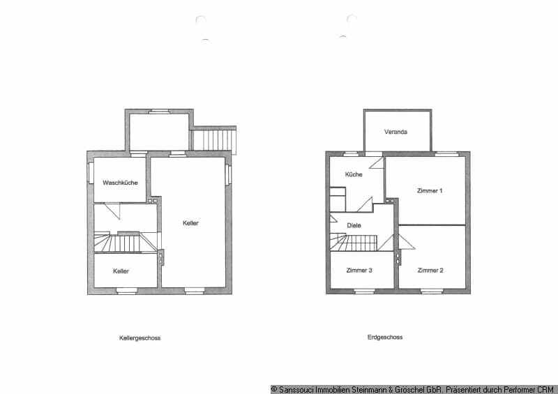 Grundriss KG + EG
