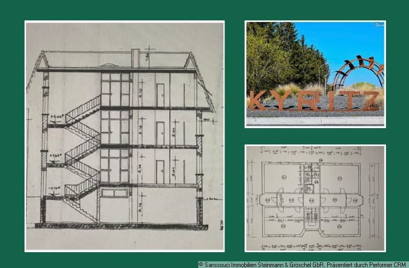Grundriss, Schnitt - Kyritz