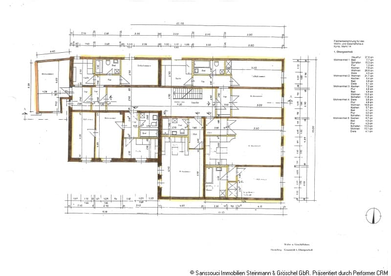 Grundriss 1 OG