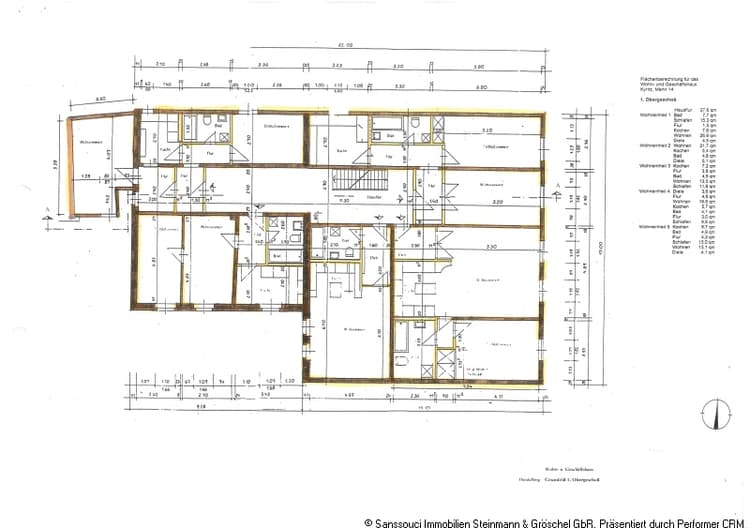 Grundriss 1 OG