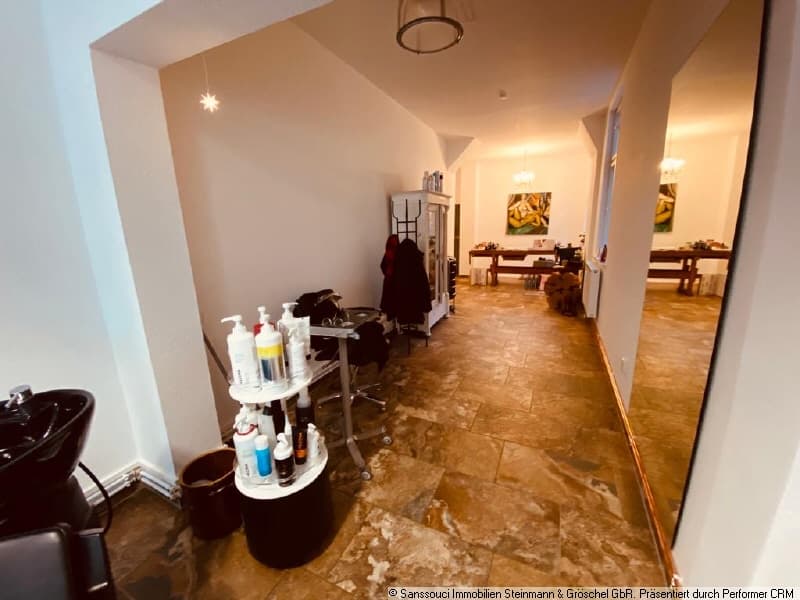 Blick in den Friseursalon