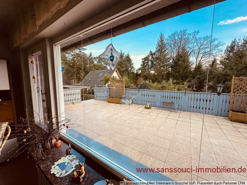 Terrassenausblick
