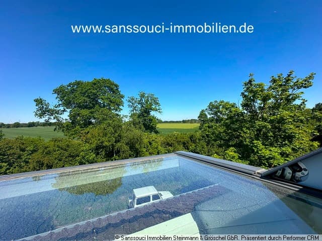 Blick aus dem Dachgeschoss