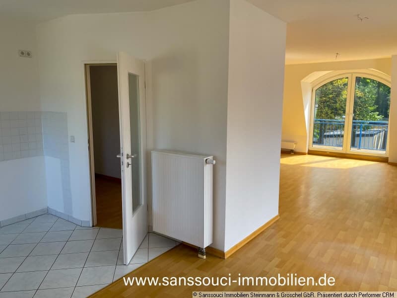 Wohnraum mit offener Küche 2OG