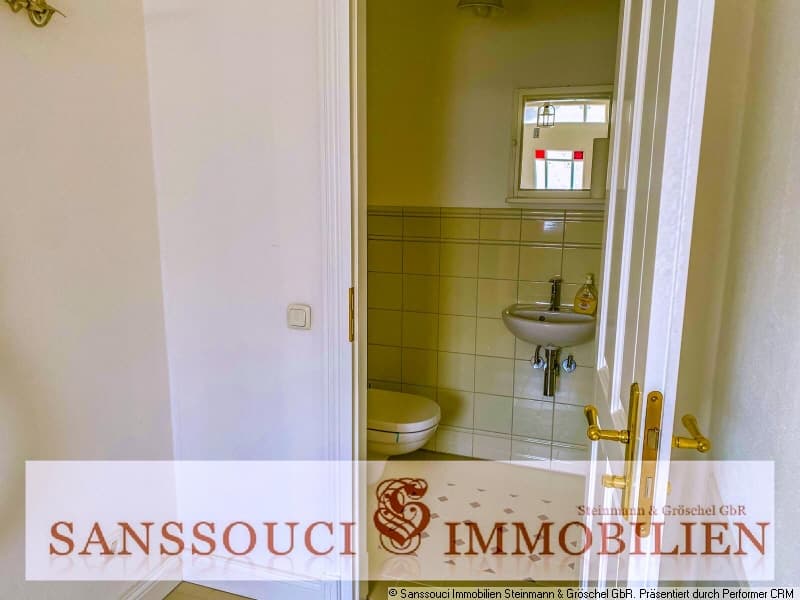 Gäste WC im Erdgeschoss