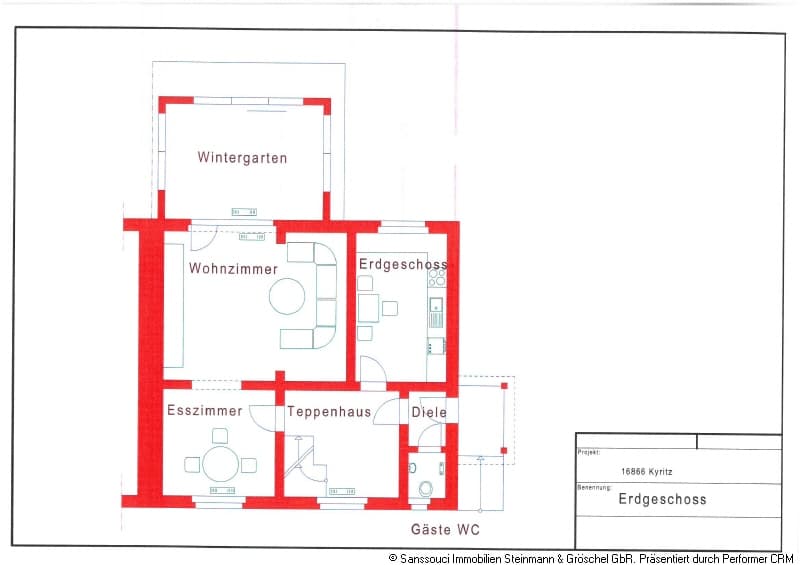 Grundriss Erdgeschoss