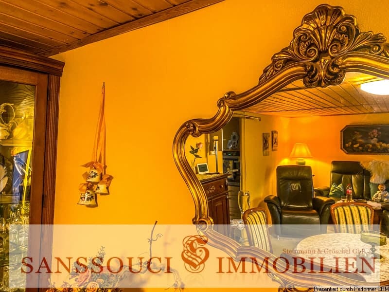 Blick durch den Wohnbereich